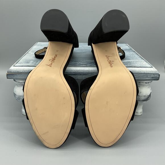 NEW Sam Edelman Women’s Yancy Ankle Strap Sandals Black Size 11 - Picture 8 of 10